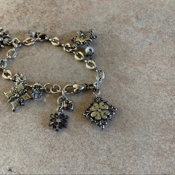 Brighton Snowflake Bracelet with Pearls - Picture 2 of 5